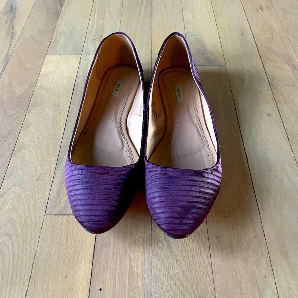 Kimchi Blue Satin Flats
